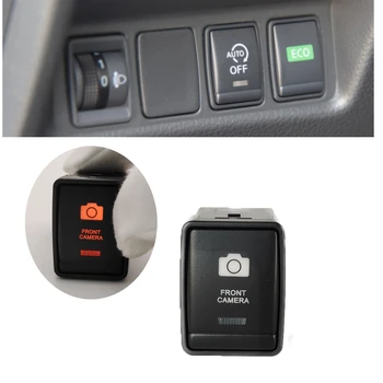 За Nissan X-Trail TEANA 2013-2018 Бутон превключвател предна камера с оранжеви led, монтиран ключ