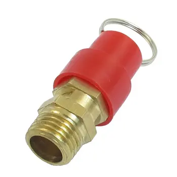 Клапан налягане, клапан компресиране на въздух 1/4 Zoll PT, червен + златни