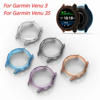 Защитен Калъф От TPU За Garmin Venu 3 3S Smart Watch Band Прозрачен Мек Силиконов Броня Venu3 Protector Shell Аксесоари