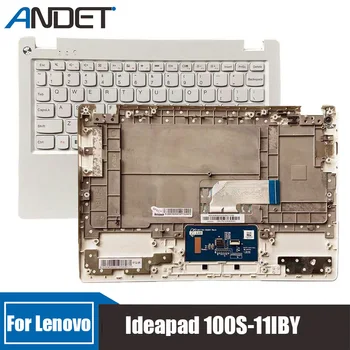 Нов Оригинален За Лаптоп Lenovo Ideapad 100S-11IBY C Корпус Акцент За Ръце главни Букви на Клавиатурата Bezel на Горния Капак, С Тачпадом Бял