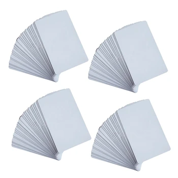 80шт NFC-карти, бяла заготовка за PVC-етикети NTAG215, стикер с чип Waterpoof 504Bytes