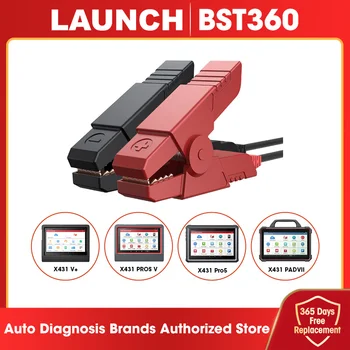 LAUNCH X431 BST360 Автомобилен тестер за акумулаторни батерии Клип Анализатор за зареждане на батерията напрежение 12 В автомобил скенер за X431 ПЛЮСОВЕ V Bluetooth