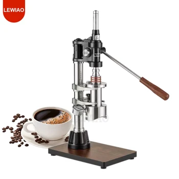 Висококачествена търговия на Едро Express-кафе машина от неръждаема стомана с ръчен лост за приготвяне на капучино Търговска машина