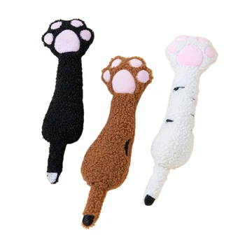 Изпълнен с мента имитирующая кошачью лапа възглавници-играчка за коте, играющего в интерактивна играчка