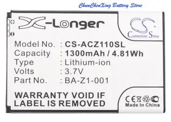 Висок клас батерия Cameron Sino BA-Z1-001, BA-Z1-003 за Acer Liquid Z110 Dou, Z120, Z2, Z2 Dual, Liquid Z2 Duo, Z110