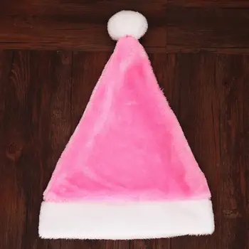 Класическа Шапка на Дядо Коледа, Мек, устойчив на спукване на Коледна шапка За възрастни, Коледна Шапка на Дядо Коледа за Cosplay