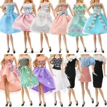Модни дрехи Barbies, популярно рокля, ежедневни коктейли, дрехи за партита, пола, за Barbies, дрехи за кукли Bjd, Популярни аксесоари, подарък за момичета