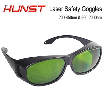 Защитни Очила за Лазерно заваряване и рязане HUNST 200-450nm & 800-2000nm OD6 1064nm Инфрачервени UV Лазерни Защитни Очила