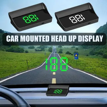 HD Авто Централен Дисплей W1 HUD Проекторът на Предното Стъкло GPS Система за Всички превозни средства, измерване на Скоростта на Аксесоари за авто електроника инсталирана корона