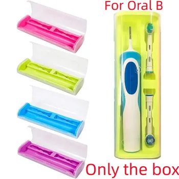 Нов калъф за електрическа четка за зъби Oral B, преносим пътна кутия за зъби, капачка за глави зъби, дишащ, Здравословен калъф за съхранение на четка за зъби