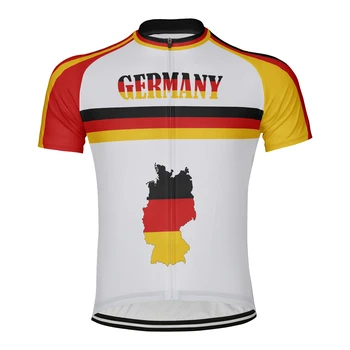 Германия, Германия, Мъжка велосипедна фланелка с къс ръкав, Лятна велосипедна риза, Велосипедна дрехи, дрехи за планински пътища, Дишащи дрехи МТБ