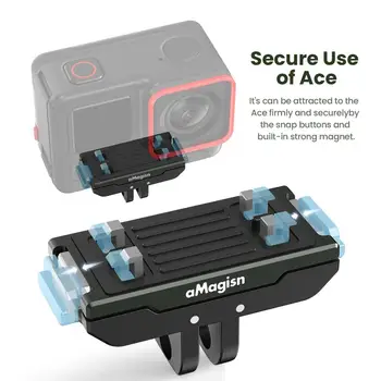 Магнитно основание за камера Insta360 Ace Pro, защитна рамка, Быстросъемный калъф, магнитен адаптор за аксесоар Insta360 Ace