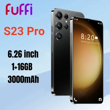 Смартфон FUFFI S23 Pro Android 6,26 инча 16 GB ROM 1 GB RAM Батерия 3000 ма Мобилни Телефони на Google Play Store 3G Мобилни телефони