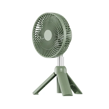 Hot ТОД-Преносим вентилатор, акумулаторна Мини сгъваем телескопичен външен вентилатор, 4000 mah, Електрически охлаждащ вентилатор за домашния офис