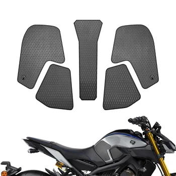 Устойчива на плъзгане стикер за защита на съединителя с бензобаком мотоциклет на Yamaha MT09 FZ09 от 2014 до 2020 година