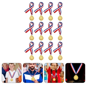 12 бр. Детски спортни играчки The Medal Медали от златен сплав с за възлагане на детето с номер награди
