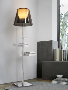Bookshelf под лампа с Модерен минималистичен кабинет и спалня Хол Вградени рафтове Nordic Creative