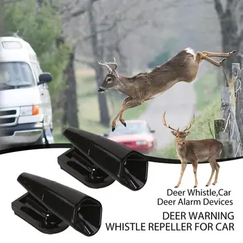 Ултразвукова автомобилна свирка-елен, мол животни, автоматична защитен стикер на бронята или радиаторна решетка с лепенка за кучета-елен Coyote