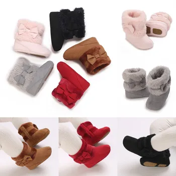 Гумени нескользящие ботуши, зимни памучни обувки за новородено, нескользящая подметка, първите количка за малките момчета и момичета, топли обувки за бебета, ботуши